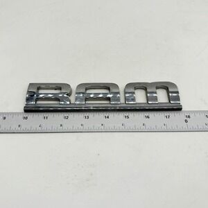 Dodge RAM Chrome Emblem Badge Nameplate Logo Truck Car Tailgate Auto Parts